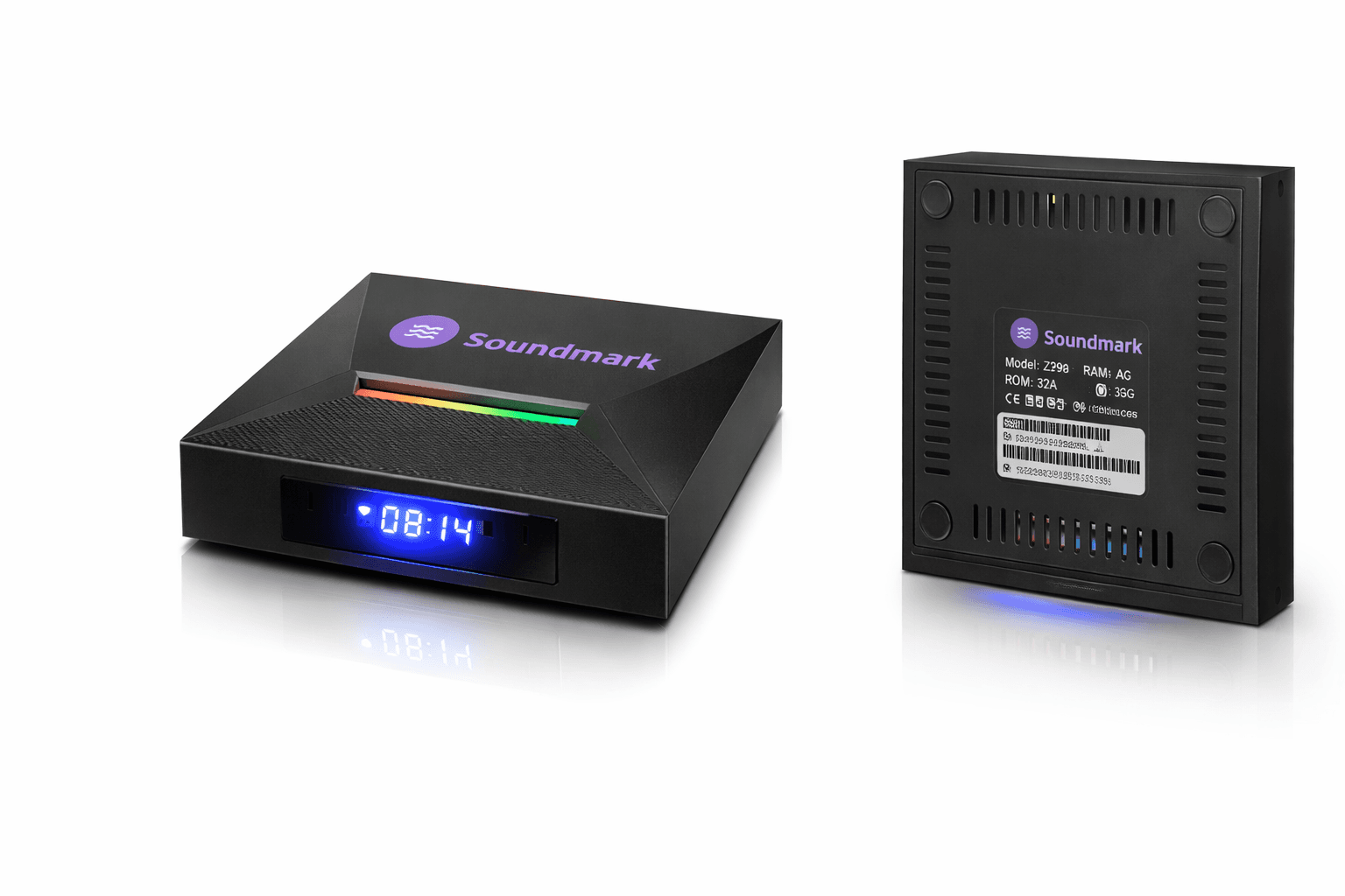 Soundmark Player Box — front and rear